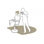 3'D x 5'W Half Round Mat w/Chair Depression 3050C62 Tough Guy / Smart Step + Free Shipping