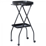 Kayline Designed FT59-C BLACK Fold-A-Way w/ Bottom Tray & Towel Holder + Free Shipping!