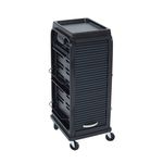 Kayline Designed G-2000 Lockable Roller Cart Trolley In Black + Free Shipping
