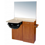 A La Carte LC-248B Kaemark Wet Styling Station w/ Straight Mirror In 17 Colors + Free Shipping!