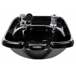 Kaemark KS-901 Porcelain Cabinet Mount Shampoo Bowl in Black + Free Shipping