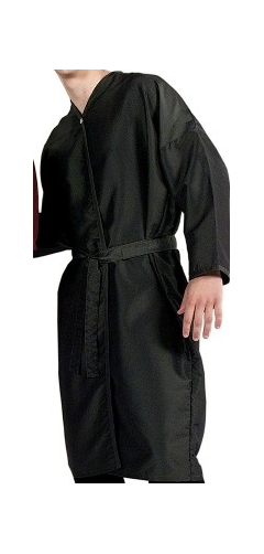 8814 PeachSkin Long Sleeve Salon Spa Client Gown Robe Kimono by The Cape Company In 3 Colors + Free Shipping!