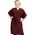8703 Silkarah Short Sleeve Salon Spa Client Gown In Wine by The Cape Company + Free Shipping!