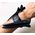 The "NEW" Bobby Clip Bracelet in Black Leather by Salon Armor + Free Shipping