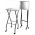 Kayline Designed FT59-AB Salon Trolley Aluminum Folding Chemical Color Tray In Silver or Black + Free Shipping!