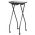 Kayline Designed FT59-AB Salon Trolley Aluminum Folding Chemical Color Tray In Silver or Black + Free Shipping!