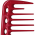 YS Park 402 Cutting Comb - Red