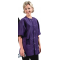 9808 Silkarah Salon Sport Crew Jacket w/out Collar In Black + Free Shipping!