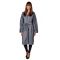 8814 Silkarah Long Sleeve Salon Spa Client Robe Kimono by The Cape Company In Pewter + Free Shipping!